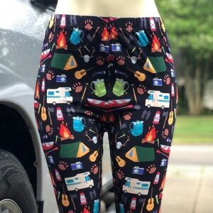 Let's Go Camping Leggings New